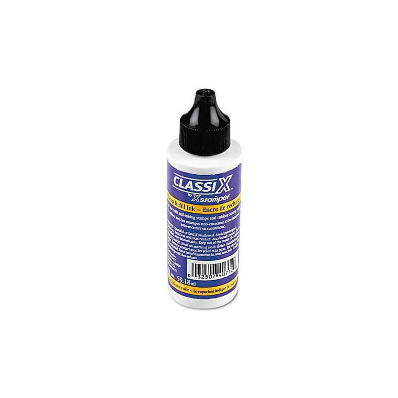 Xstamper ClassiX Ink Refill, Black Ink (036043) image 1