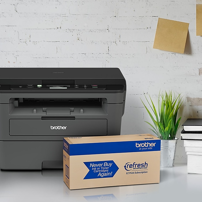 Brother HL-L2390DW Wireless Black & White Laser Printer, All-In-One, Print, Scan, Copy, Refresh Subscription Eligible | Staples Brother HL-L2390DW Wireless Black & White Laser Printer, All-In-One, Print, Scan, Copy, Refresh Subscription Eligible | Staples