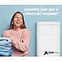 AdirHome Built-In Wall Laundry Hamper, White, 38.25" H x 7.25" W x 3.62" D~#|#~E90DC92B-DFB1-4D76-8DAE7BA26CC9CD31_sc7