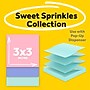 Post-it Recycled Pop-up Notes, 3" x 3", Sweet Sprinkles Collection, 100 Sheet/Pad, 12 Pads/Pack (R330RP12AP)~#|#~E90F2A16-BE05-48DC-8FC8F2DD88B71D26_sc7