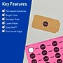 Avery Laser/Inkjet Round Multipurpose Labels, Bright Pink, 154 Labels/Sheet, 80 Sheets/Pack (94503-BPP80)~#|#~E90FEBA4-615E-4701-BF67672073D3E88E_sc7