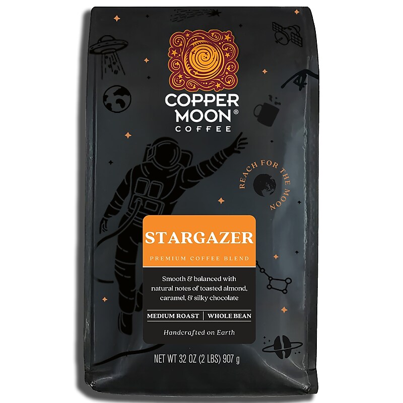 Copper Moon Stargazer Beans Coffee, Medium Roast, 32 oz. (260126) image 1