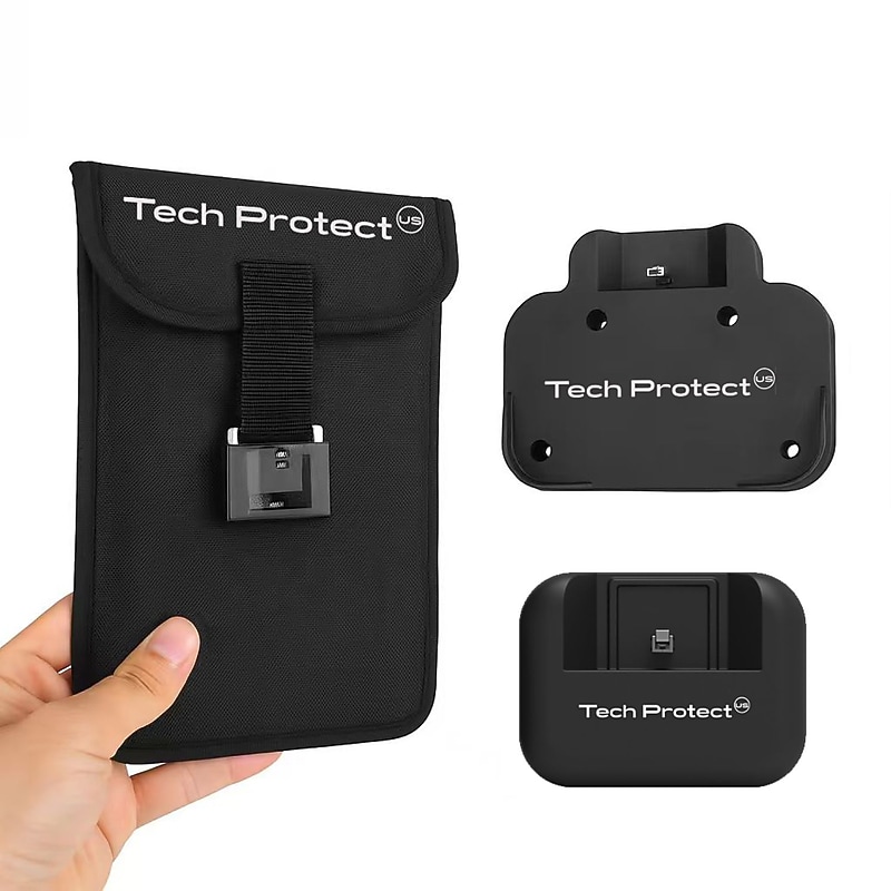 Techprotectus Lockable Signal Blocking Pouch, Black (TP-CP-LOCK) image 1