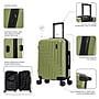 DUKAP Zahav 21.04" Hardside Carry-On Suitcase, 4-Wheeled Spinner, TSA Checkpoint Friendly, Green (DKZAH00S-GRN)~#|#~E9137809-7DE6-438E-84B571B250FE0C3E_sc7