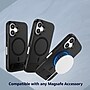 SaharaCase Venture Series MagSafe Compatible Phone Case for iPhone 17, Shock Absorbing, Scorpion Black (CP00923)~#|#~E9143CDE-90FD-47EA-98BDABA4D410DCB1_sc7