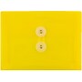 JAM Paper Premium Plastic Filing Envelope with Button & String Closure, Yellow, 3/Pack (920B1YEX3)~#|#~E914624E-550C-465E-95A427F0AC6491E1_sc7