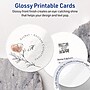 Avery Integrated Cards, 3" Dia., Glossy White, 150/Pack (95333)~#|#~E91EB2FD-AB6F-43F0-AF04968A39292FBC_sc7