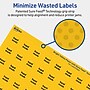 Avery Laser/Inkjet Round Multipurpose Labels, 0.75" Dia., Bright Yellow, 800/Pack (94504)~#|#~E92EA48B-578A-425B-AE6169113E7AB7AF_sc7