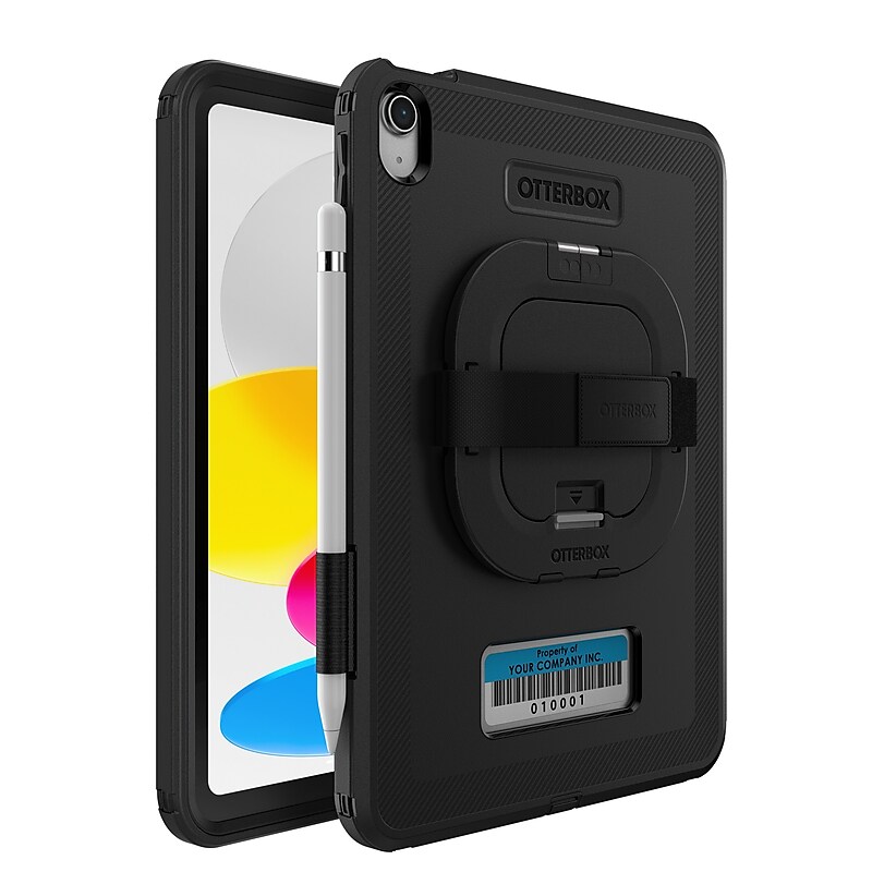 OtterBox Defender Polycarbonate/Silicone 10.9" Case for iPad (10th Generation), Black (77-95020) image 1