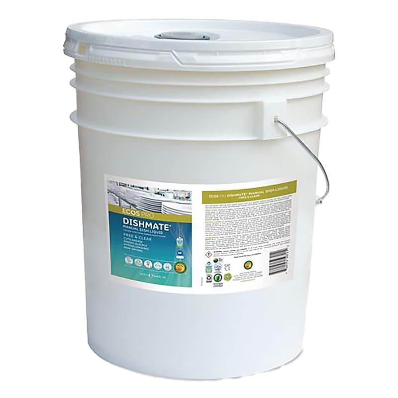 ECOS PRO Dishmate Dishwasher Detergent Liquid, Free & Clear, 5 gal. (PL9721/05) image 1