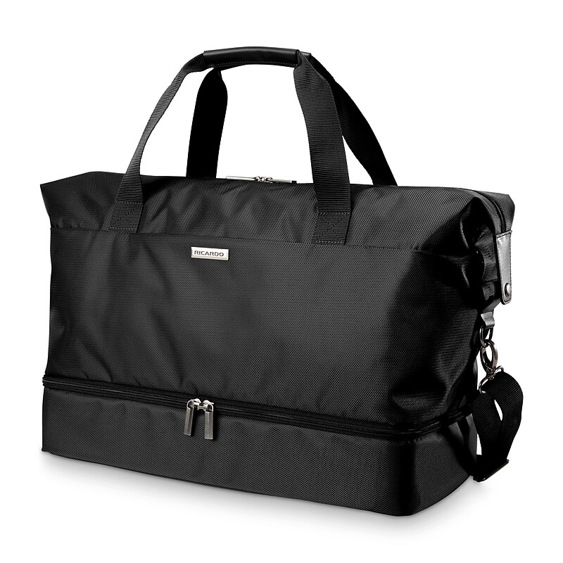 Ricardo Beverly Hills Avalon 22.5" Polyester Carry-On Weekender Duffel, Black (135-19-001-DFL) image 1