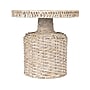 Storied Home Hand-Woven Water Hyacinth Table, White-Washed (EC1643)~#|#~E93A216B-18A9-42AA-888C3AB6899CE66D_sc7