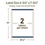 Avery Dissolvable Rectangle Multipurpose Labels, 4.75" x 7.75", Off-white, 10/Pack (94255)~#|#~E93FB22F-8CBE-47E1-A5EE2EF873F6C300_sc7