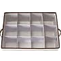 Household Essentials 6.5" Mug and Tumbler Windowed Panel Storage Chest with 12 Compartments, Cream (HH531)~#|#~E9426E22-D59E-41F5-B32B47A116A79B71_sc7