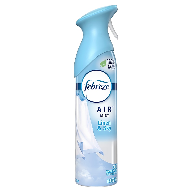 Febreze Odor-Fighting Air Freshener Spray, Linen & Sky Scent, 8.8 oz. (96256) image 1
