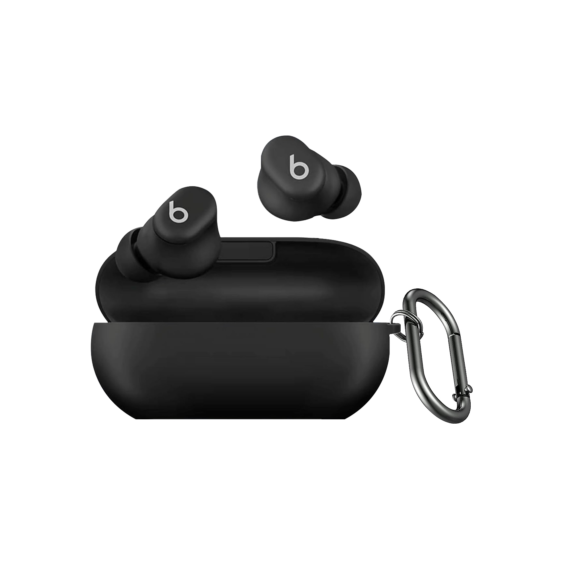 SaharaCase Venture Series Silicone Case for Beats Solo Buds Earbuds, Scorpion Black (HP00143) Sansujyuku sansujyuku.com
