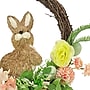 National Tree Company 16" Bunny and Rose Flowers Wreath (EG79-21DX211W-1)~#|#~E9468384-83BA-4782-A0759811A01937AE_sc7
