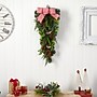 Nearly Natural Holiday Christmas Bells and Bow Artificial Swag, 26" (W1266)~#|#~E946D7D2-993D-4C91-A2078D3246AAF5FE_sc7