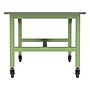 Learniture Ideate Series Rectangular Activity Table, 72" x 36", Laminate, North Sea/Green Apple (LNT-NOR3007-GA-PK-SO)~#|#~E949E5D8-810D-424C-973F2913C4838F6F_sc7