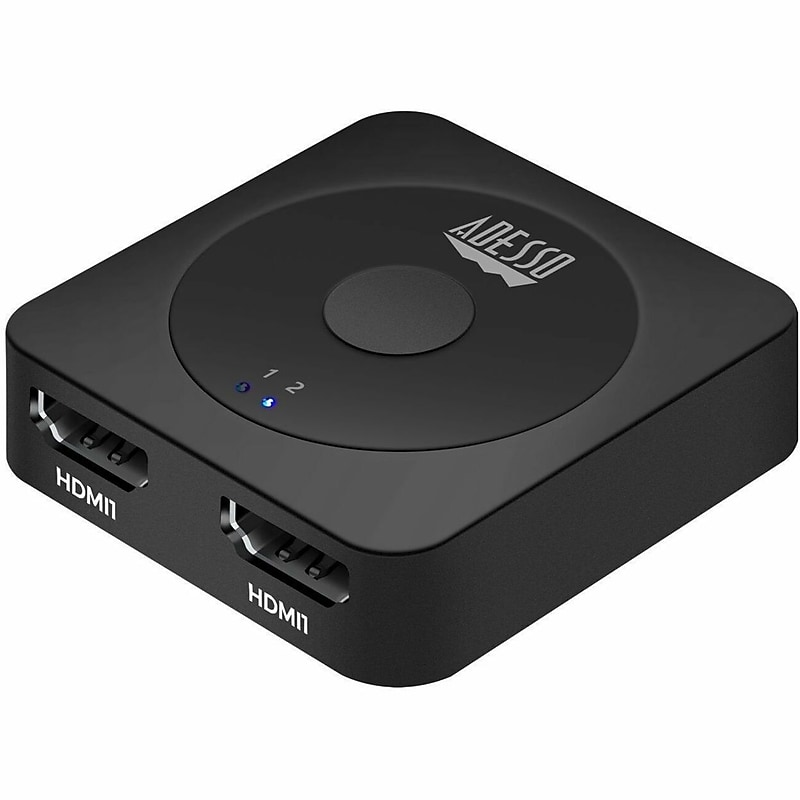 Adesso CyberHub 5100 HDMI Splitter and Switch, Female Connector, Black (AUH-5100) image 1