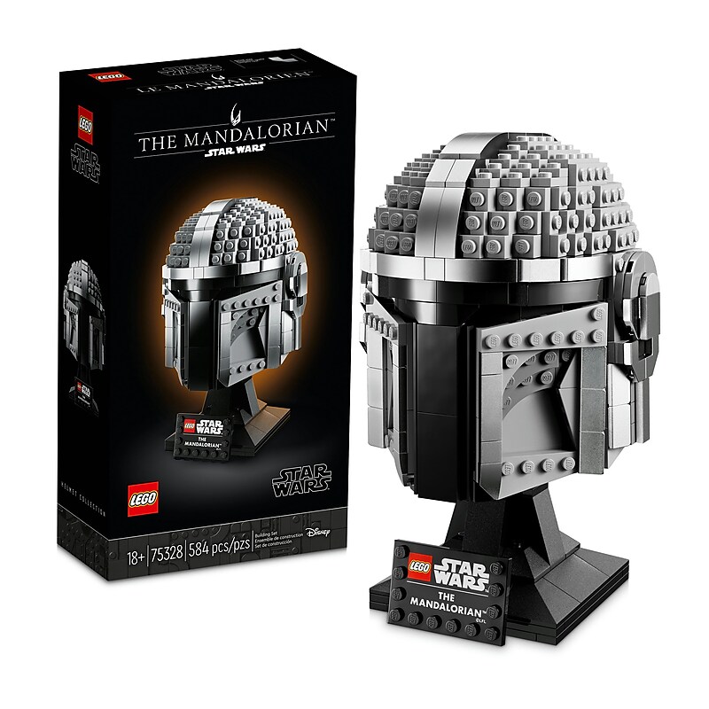 LEGO Star Wars The Mandalorian Helmet, 584 Pieces (75328) image 1