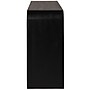 Storied Home Modern Waterfall Edge Mango Wood Console Table, Black (EC1717)~#|#~E95992BF-2627-4ECB-ABBF29F64D470AD6_sc7