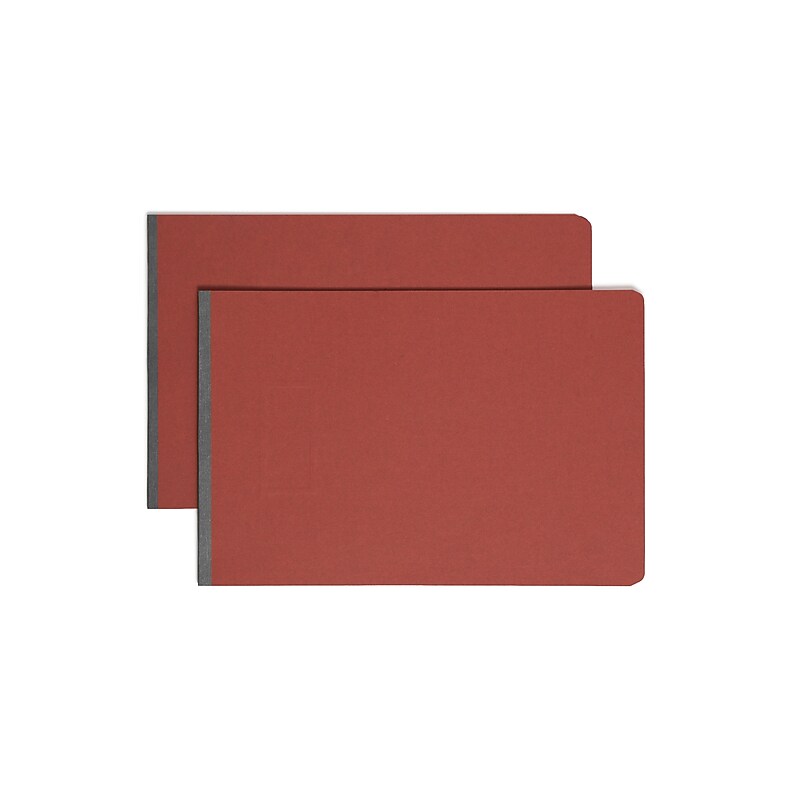 Smead Premium Pressboard 2-Prong Report Cover, Tabloid Size, Red, 10/Box (81777) image 1