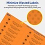 Avery Rectangle Multipurpose Labels, 2/3" x 3-7/16", Bright Orange, 2400/Box (94210)~#|#~E95C2D26-710B-4C1D-A25734E8AD72965D_sc7