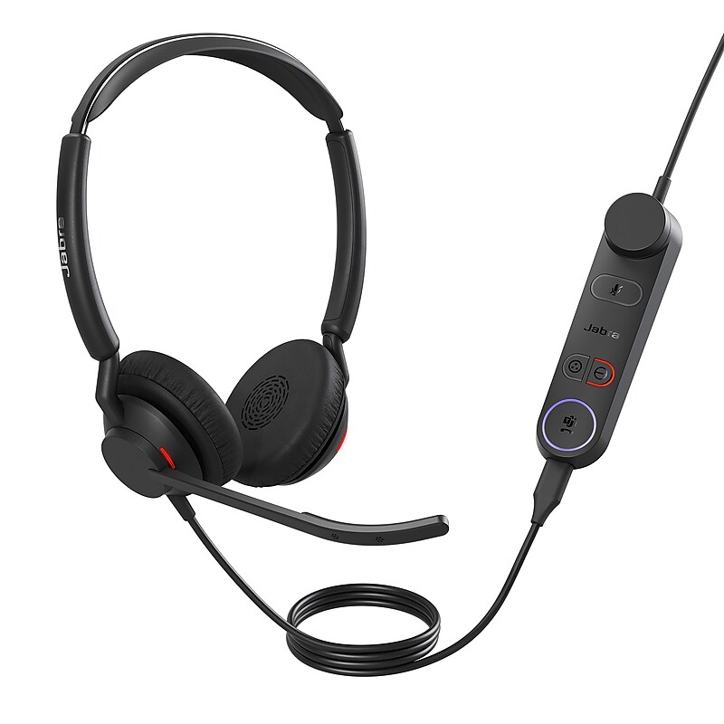 Jabra Engage 50 II Noise Canceling Stereo Over-the-Ear Headset, USB-C, UC Certified (5099-299-2269) image 1