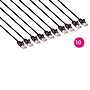 Intellinet Network Solutions 20 ft. CAT-6 Ethernet Cable, 30 AWG, Black, 10/Pack (745048)~#|#~E95F35F5-536F-474F-A8297D9EC06B77A5_sc7