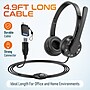 Delton 12Y Noise-Isolating Stereo On-Ear Headset with USB-A and USB-C Connectivity, Black (DWH12YAC)~#|#~E9604B5F-E6FC-451C-B64DFF9F0465AB6B_sc7