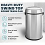Alpine Dual-Stream Trash/Recycling Station, 34-Gallon, Stainless Steel (ALP470-65L-1-R-T)~#|#~E961A5F1-BD2F-48D1-939340FC6C372984_sc7