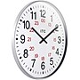 Infinity Instruments Profuse 19" Quartz Wall Clock, Plastic Case, Battery Powered (14246SV-3657)~#|#~E9620133-BCCE-43C2-9BFAAFBEA4004CA2_sc7