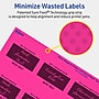 Avery Laser/Inkjet Square Multipurpose Labels, 2" x 2", Neon Magenta, 960/Box (94107)~#|#~E9646F98-FE0B-49A6-B13BBB6851A393B1_sc7