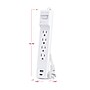 CyberPower P403UC15 Home Office 4-Outlet Surge Protector, 1-USB-C Port, 1-USB-A Port, 3 ft. Cord, 600J Surge Suppression, White~#|#~E96536CD-1A5D-4E1C-BE25317AF50B88EE_sc7