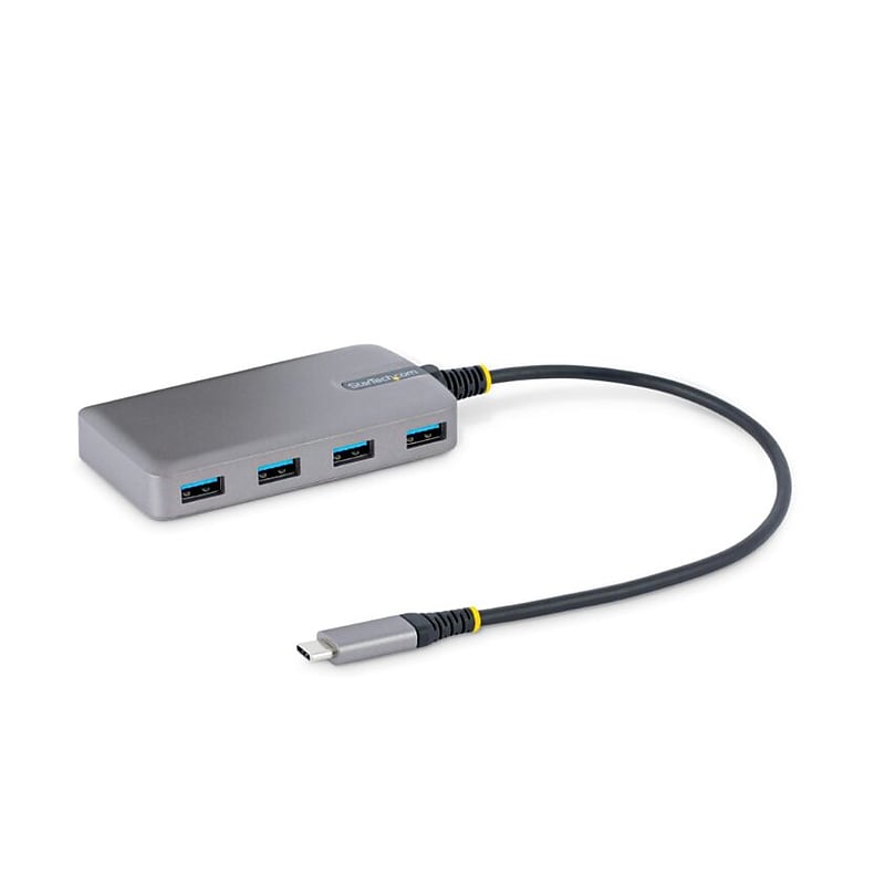 StarTech 4-Port USB-C Hub, Gray (5G4AB-USB-C-HUB) image 1