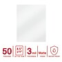 Staples Matte Thermal Laminating Pouch, Letter Size, 3 Mil, 50/Pack (ST63144)~#|#~E96C63A0-B741-49DC-9051DAE5B63173B9_sc7