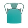 Flash Furniture Carly Indoor-Outdoor Bar Height Stool with Back, Mint with Mint Seat (ET353430MINTP1M)~#|#~E96F3225-7995-48C3-B06704D7469338BC_sc7