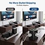 Uncaged Ergonomics Wireless Cube Power Strip with 15W Wireless Charger, 4 AC Outlets, 4 USB Ports, 10' Cord, Black (WC-10-B)~#|#~E975CF03-3283-4A23-AAB6B0C9FB0B008C_sc7