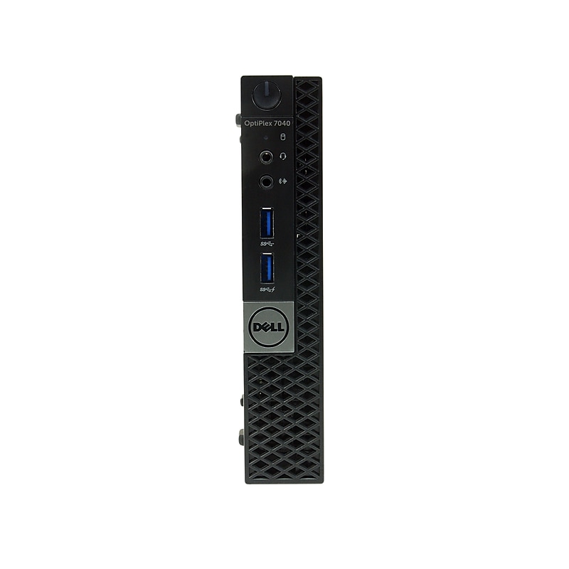 Dell Optiplex 7040 Micro Refurbished Desktop Computer, Intel Core i5-6500T 2.5GHz, 8GB RAM, 256GB SSD, Windows 10 Pro image 1