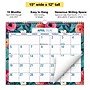 2026-2027 Excello Brands 12" x 15" Academic Monthly Wall Calendar, Teal Floral (NAY27-1512WC-17)~#|#~E97B292B-50D2-4858-BE0DF0C6974B7E61_sc7