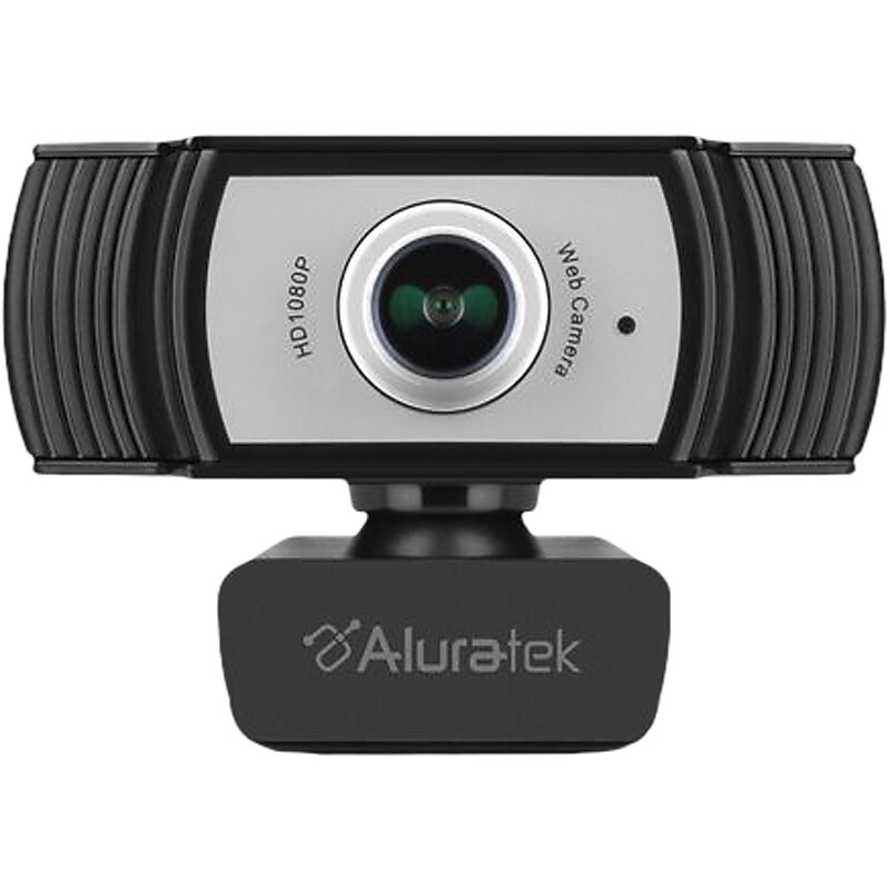 Aluratek HD 1080p Webcam, 2MP, Black (AWC04F) image 1
