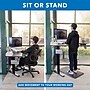 Mount-It! MI-15003 47"W L-Shaped Adjustable Particle Board Standing Desk, Black (MI-15003)~#|#~E9803122-5AC6-4B56-B8B1F9FDD4A39F21_sc7