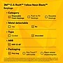 3M E-A-Rsoft Yellow Neon Blasts Uncorded Earplugs, NRR 33 dB, Orange/Yellow, 200/Box (3121252)~#|#~E981B06F-60A2-4A0A-989C014F8597D302_sc7