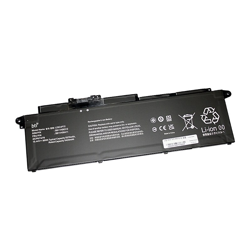 Battery Technology Lithium-Ion Battery for Lenovo Thinkpad T16 Gen 3 Laptop (L23C4P72-BTI) image 1