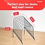 Staples Metal Incline Sorter, Black (10855)~#|#~E983B18F-DDA0-4E47-A7BAD6A0BE60B7F5_sc7