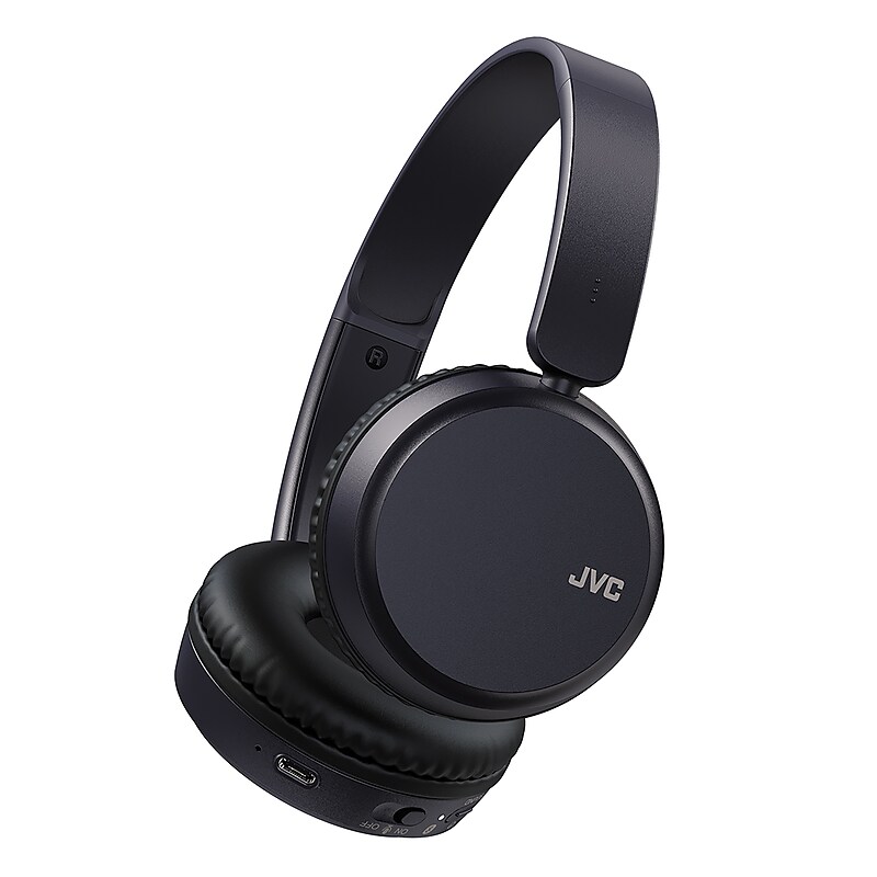 JVC Wireless On-Ear Foldable Headphones, Bluetooth, Blue (JVCHAS36WA) image 1