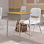 Flash Furniture Billie 24"W Student Desk with Open Front Metal Book Box, Maple/Silver (FDDESKGYMPL)~#|#~E985C9CD-62FE-4136-985CC9C563D1417D_sc7