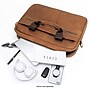 SaharaCase Leather Briefcase, Laptop Compatible, Light Brown (LT00083)~#|#~E988AD02-C78B-4E4A-A9F5B9DD379561F7_sc7