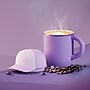 ASOBU Happy Hat Stainless Steel Double Wall Insulated Travel Mug, 13 oz., Purple, (ADNASM25BCPURP)~#|#~E9899111-511F-4830-AEE5A505ABF847F2_sc7